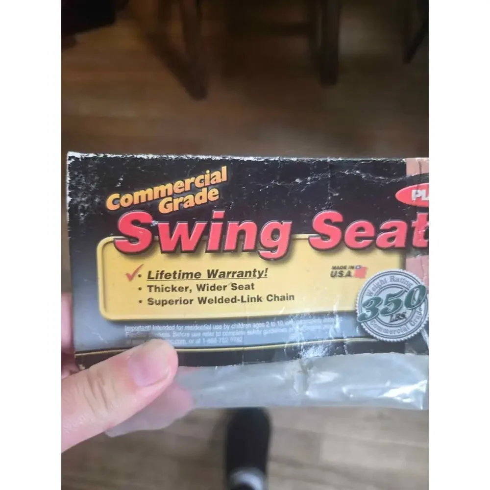 Playstar Commercial Grade Swing Seat 350 lb 2-10 Year Olds Welded Link Chain BN